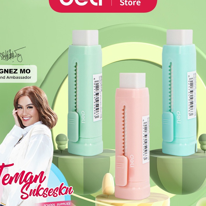 

STAR Deli Sliding Eraser Penghapus Mekanik Hapusan Mekanik Warna Lucu Tidak Meninggalkan Serpihan Bahan TPRABS 71145