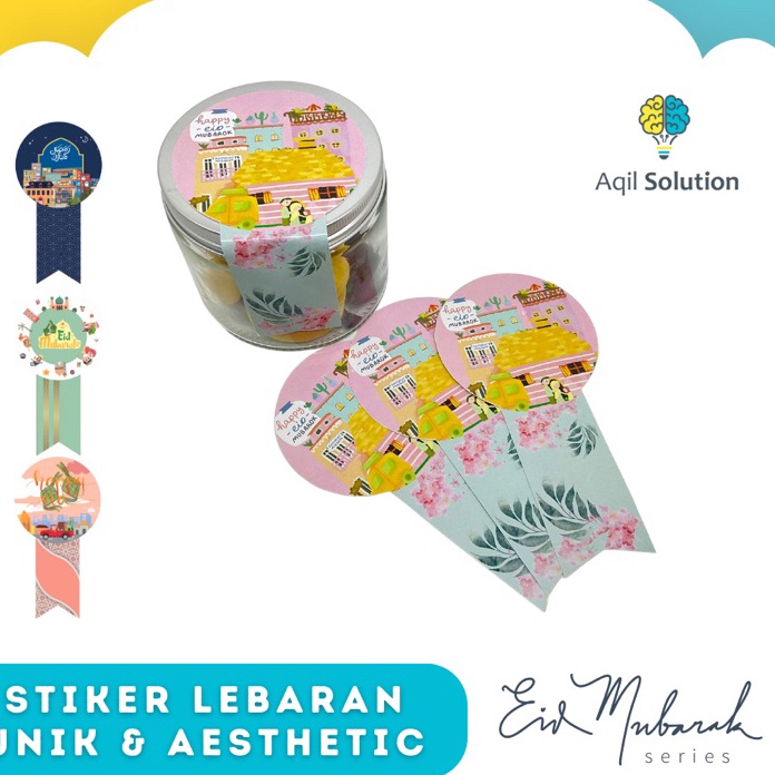 

STAR 1Pak 2 STT Stiker Label Toples idul fitri Stiker Toples Lebaran Stiker Eid Mubarak Sticker Eid Stiker Segel Toples Kue