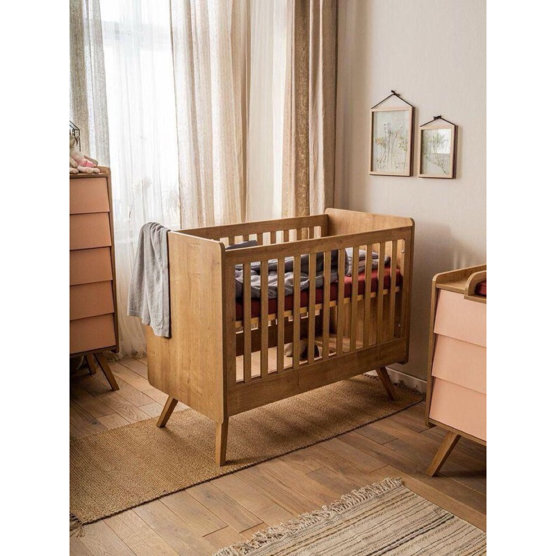 Dipan Bayi Kayu Jati / Dipan Anak Kayu / Dipan kayu / Rangka Tempat Tidur