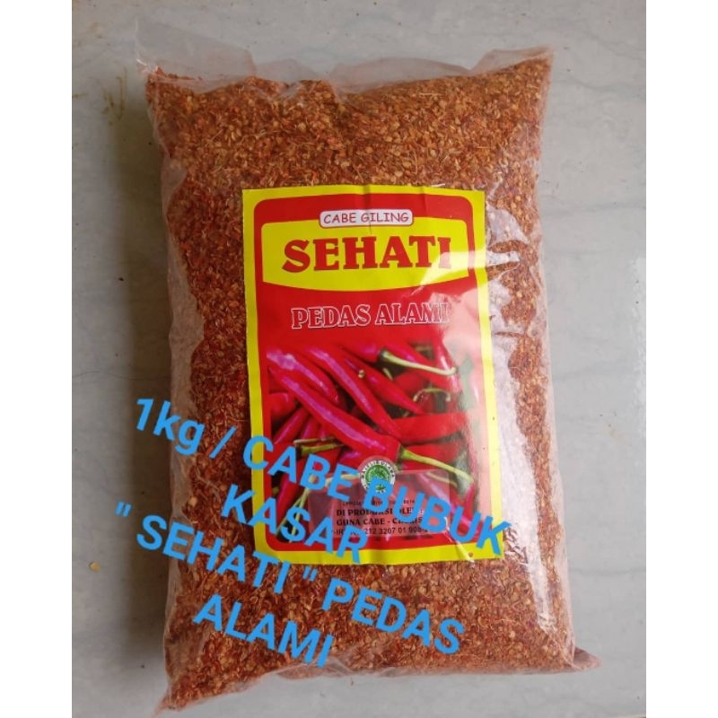 

Cabe Bubuk SEHATI 1kg Bumbu Tabur Pedas