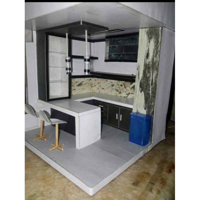 rumah miniatur pvc board room