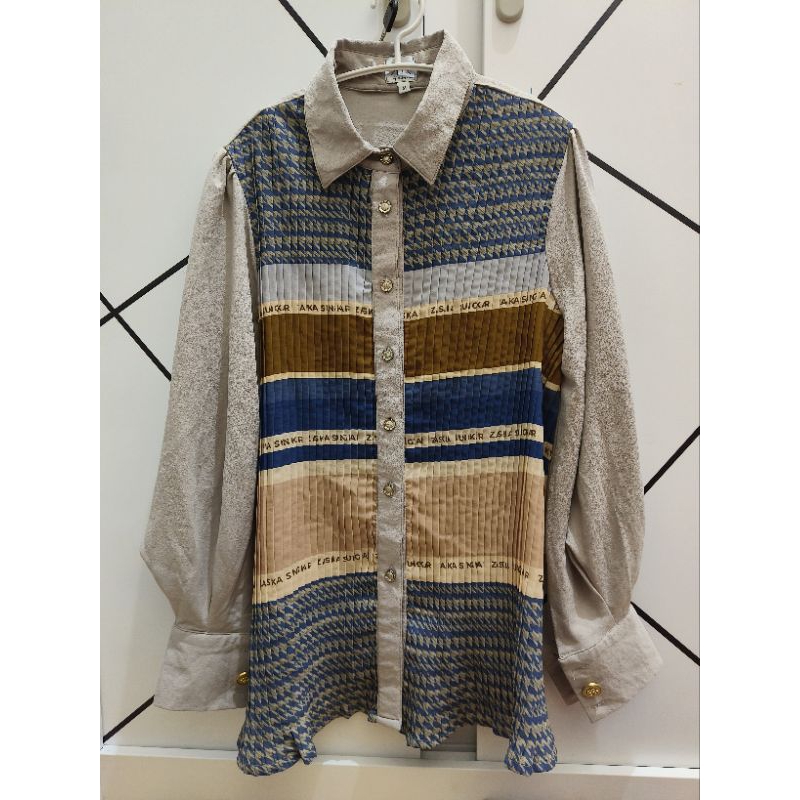 preloved zashi by zaskia sungkar pleats