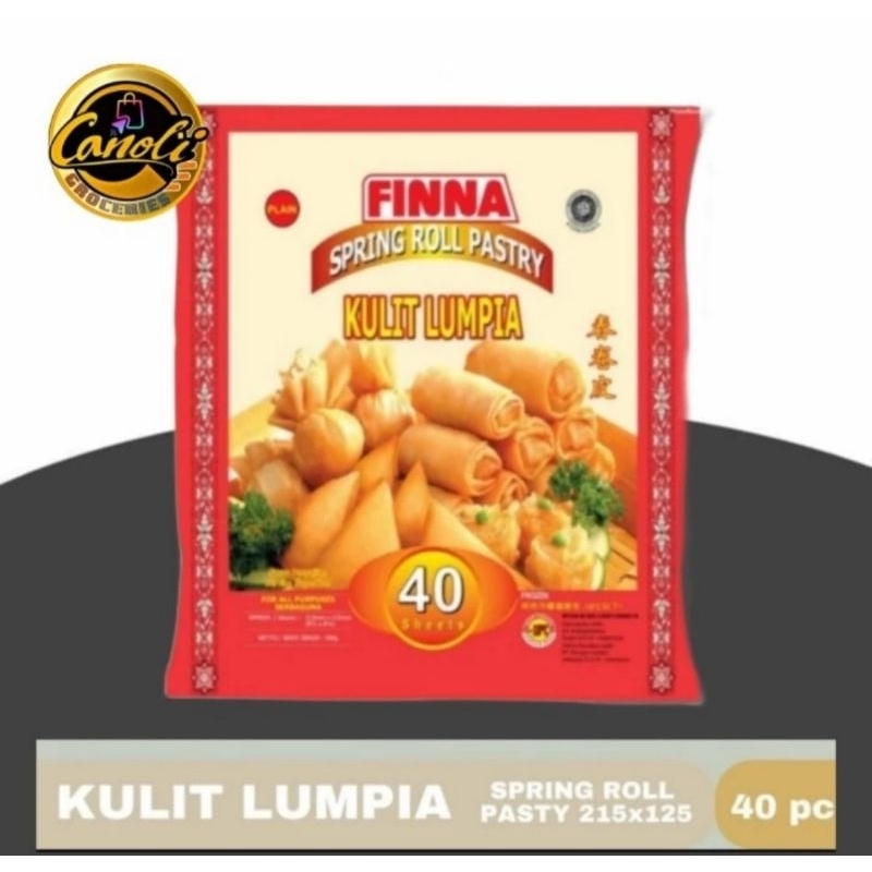 

FINNA KULIT LUMPIA / Spring Roll Pastry 21.5 x 21.5 cm isi 40 Lembar