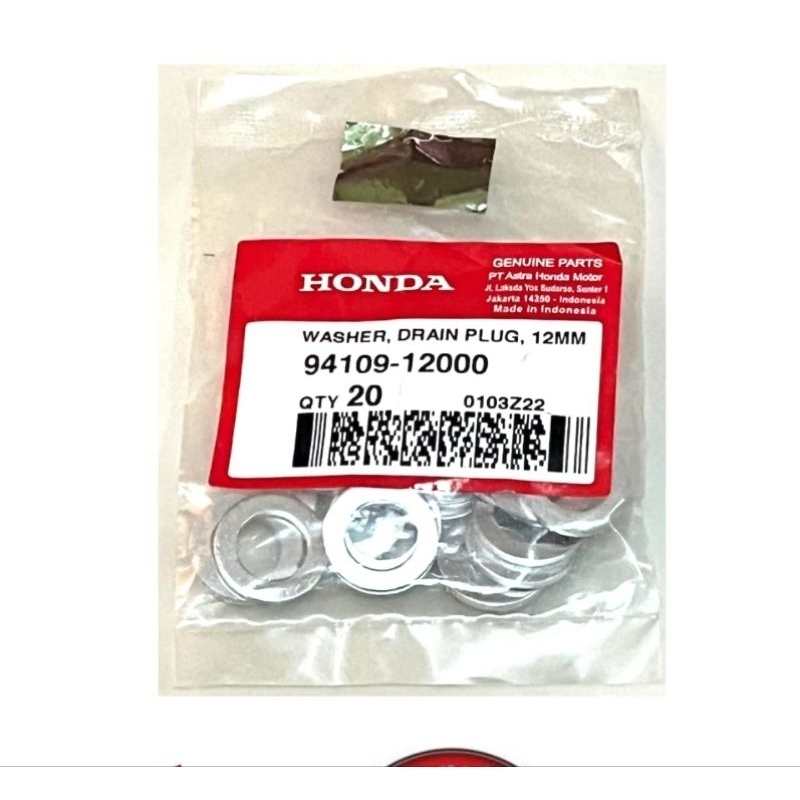 94109-12000 isi 20 RING BAUT OLI METIC UKURAN 12 RING BAUT OLI BEAT RING BAUT OLI SCOOPY RING BAIT O