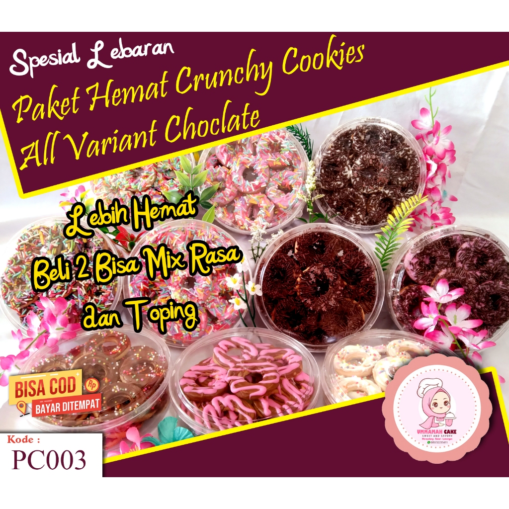 

isi 2 Kue Lebaran / Kue Coklat / Kue KUKIS / Cookies / Snack Lebaran / Kue Kering / KUKER Full Lapis Coklat Homemade Premium by UMMAMAH CAKE