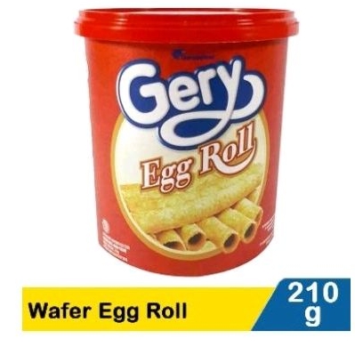 

wafer gery egg roll 210 g exp 2025