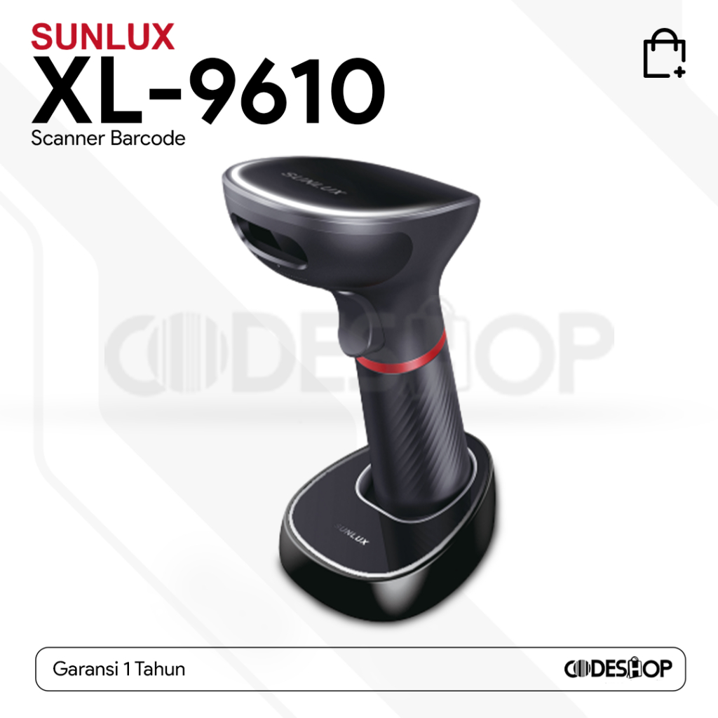 Sunlux XL-9610 Scanner Barcode 2D Scan QR Code Wireless Bluetooth
