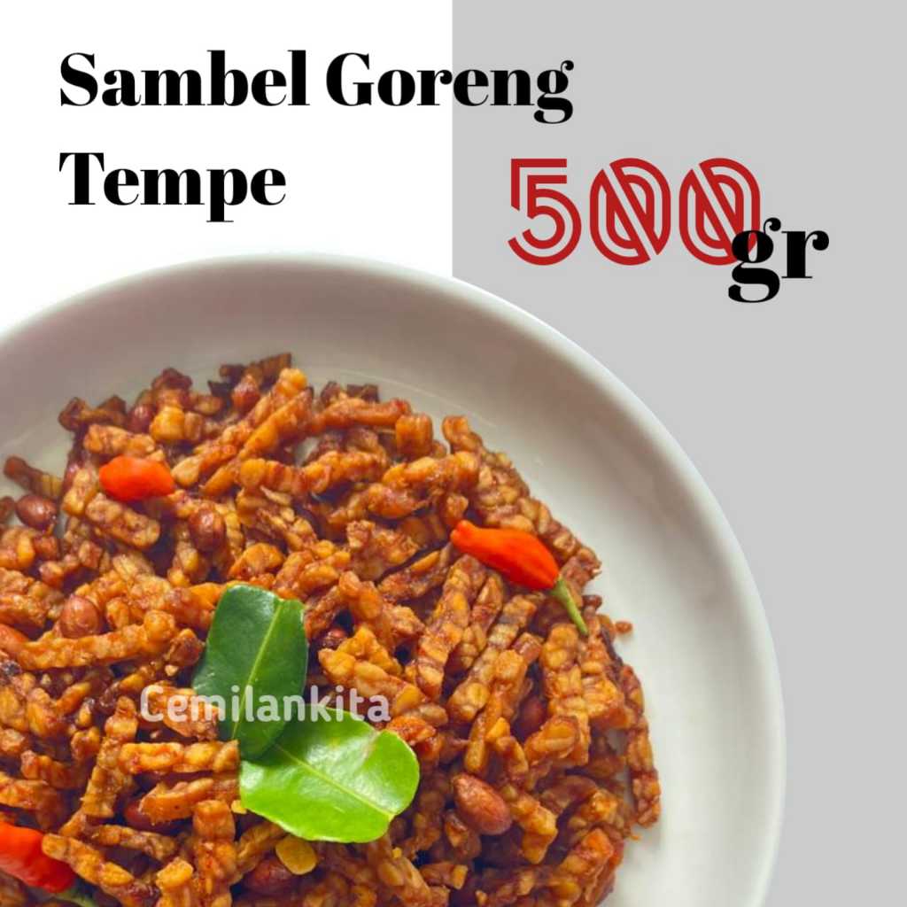

sambal goreng tempe 500gram