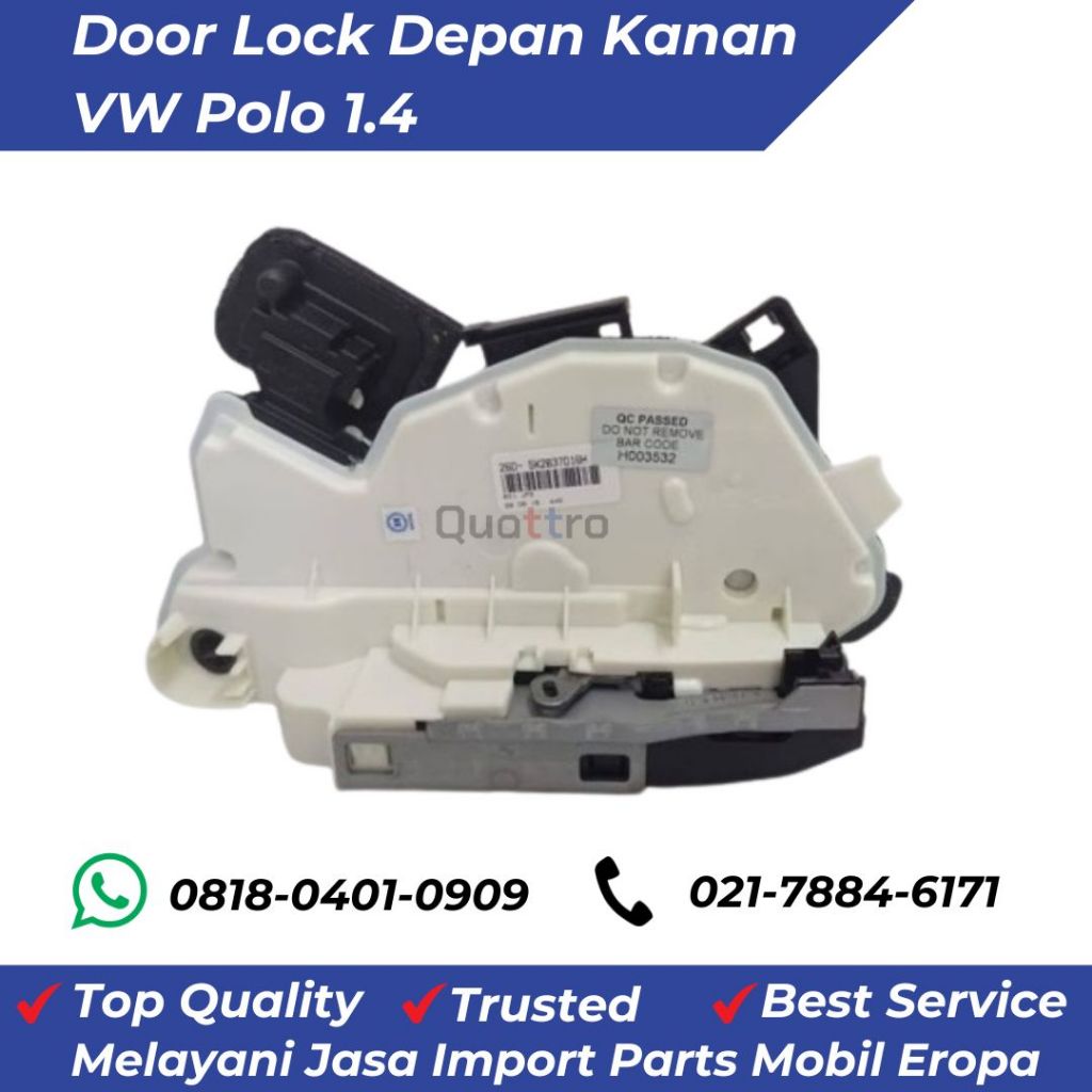 Door Lock Depan Kanan VW Polo 1.4