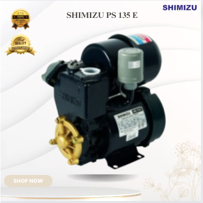 SHIMIZU POMPA AIR PS 135 E AUTOMATIC PUMP ORIGINAL/PS135E/PS-135E/PS-135 E/PS135/PS-135 E HITAM