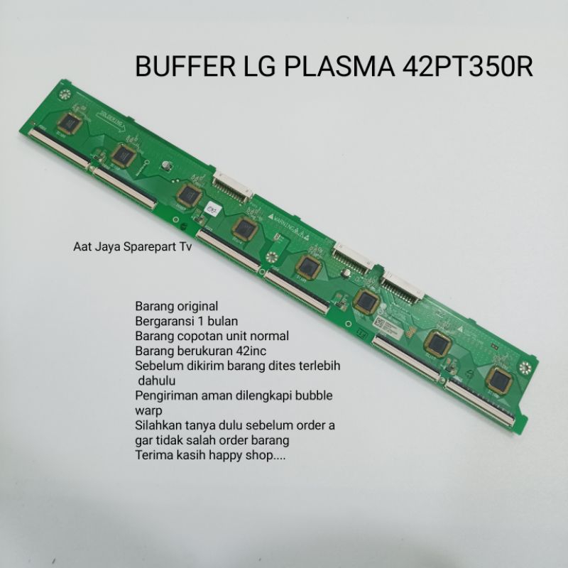 BUFFER LG PLASMA 42PT350R MESIN TV LG PLASMA BUFFER PLASMA 42PT350R