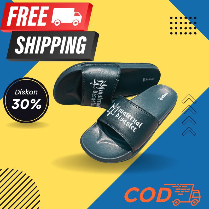 Sandal Slop Pria Distro Premium Maternal Disaster Terlaris