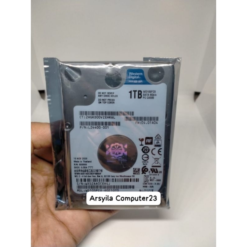 Hardisk Internal 1 Tb Slim 2.5 Inch For Laptop & Notebook Garansi 1 Tahun