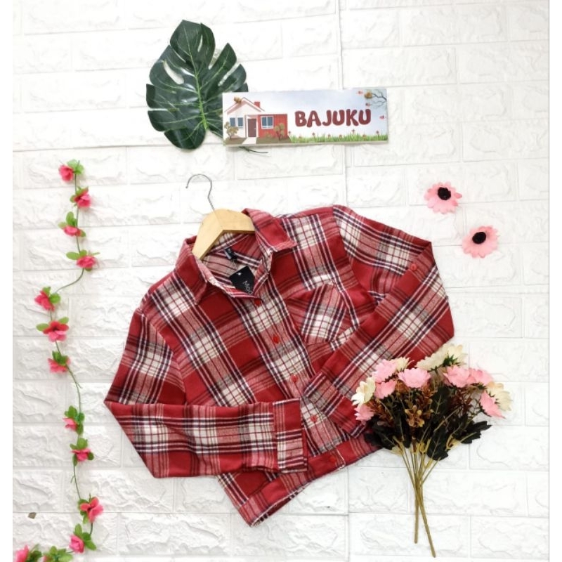 Crop top flannel