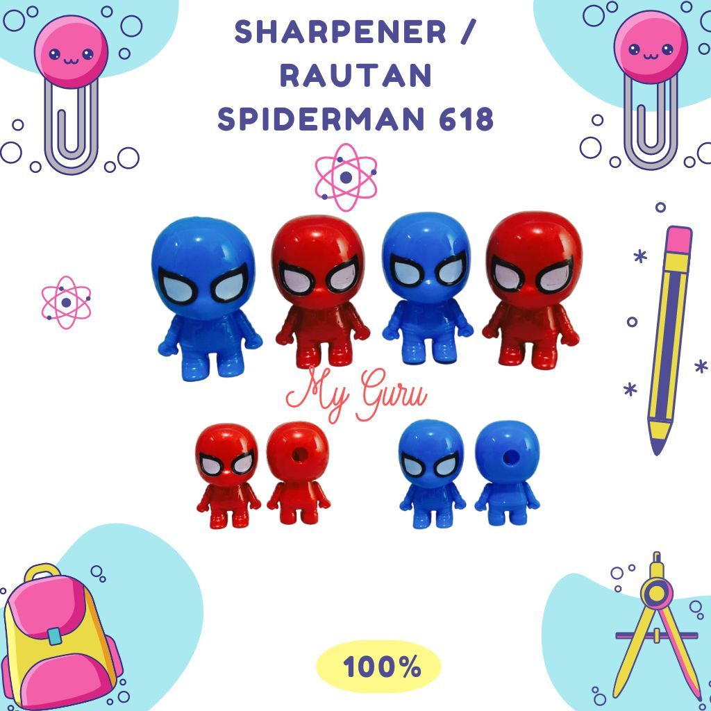 

[PCS] SHARPENER / RAUTAN SPIDERMAN 618 / RC-8118 / RC-8119 / RC-8120 2 LUBANG