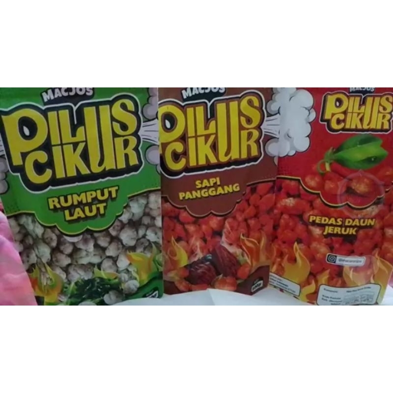 

PILUS CIKUR MACJOS 3 Varian Rasa enak gurih bikin nagih