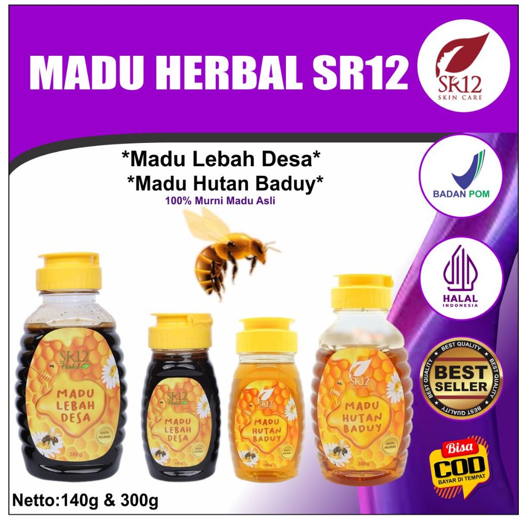 

Madu Lebah Desa SR12 | Madu Hutan Akasia | Madu Asli | Meningkatkan Imunitas & Daya Tahan Tubuh | Madu SR12 Herbal