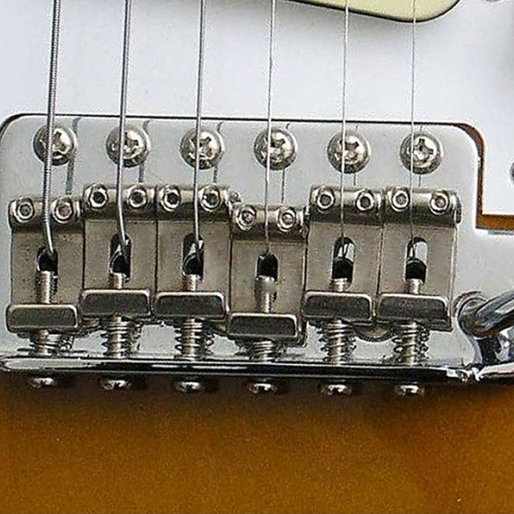 Bridge Tremolo Gitar Elektrik Stratocaster FENDER Semi Updown Chrome