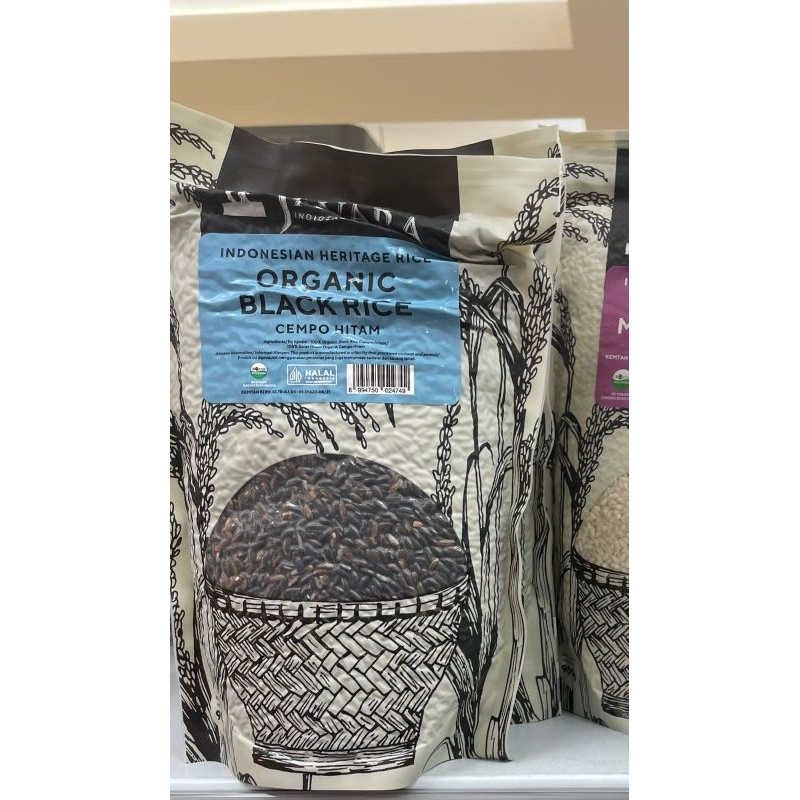 

Javara organik black rice Cempo hitam