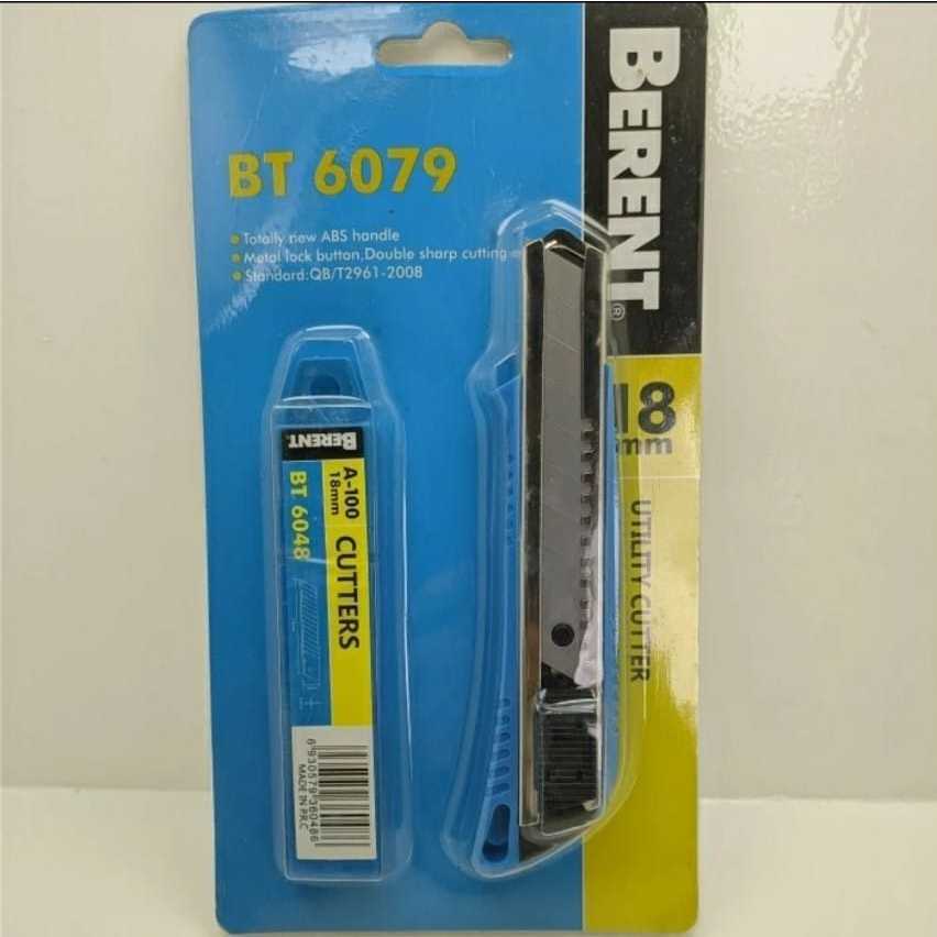 

PISAU CUTTER HEAVY DUTY + ISI REFILL 10 PCS