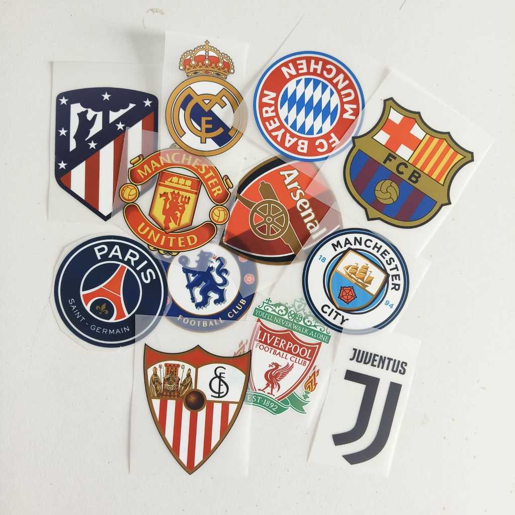 

SABLON SETRIKA/DTF LOGO CLUB BOLA Uk.7 CM