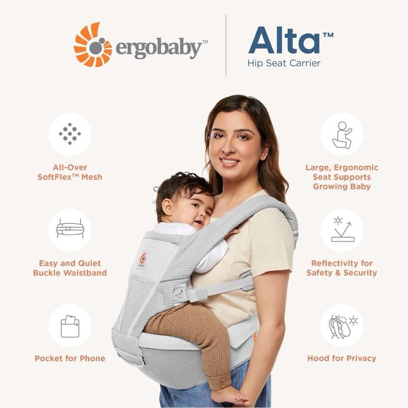 ERGOBABY carrier hipseat ALTA hip baby carrier gendongan bayi
