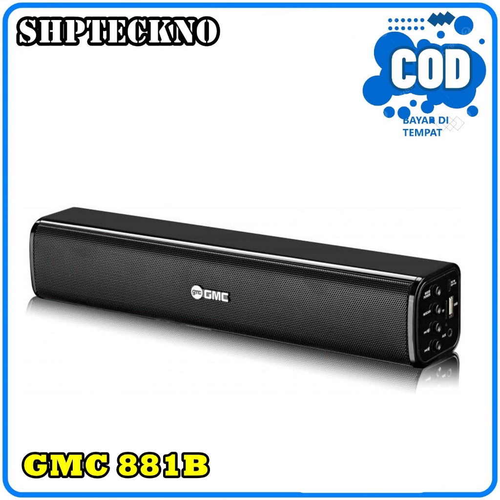 Speaker Bluetooth GMC 881B Speaker MINI TERBARU FULL BASS Produk Bergaransi