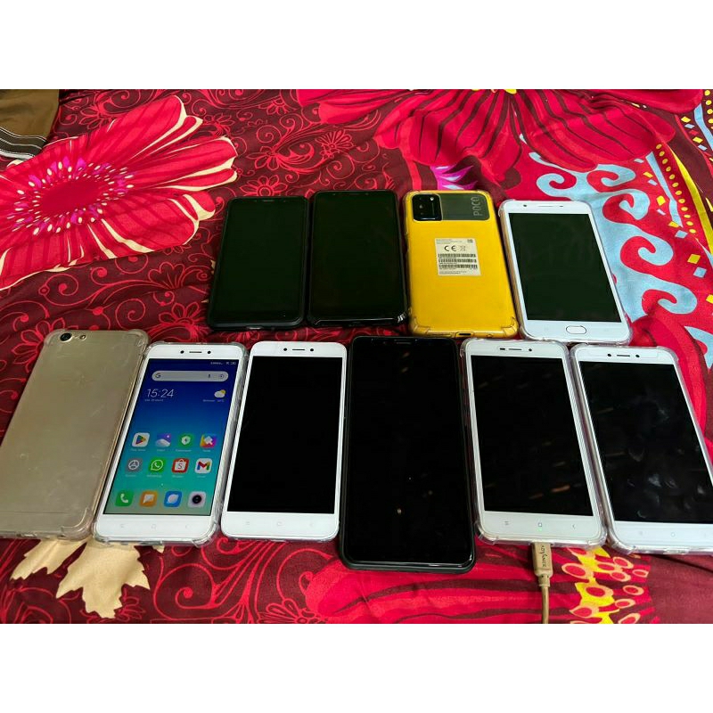 Poco M3 4/64, Oppo F1s 4/32, Redmi 5a 2/16, Redmi 6a 2/16