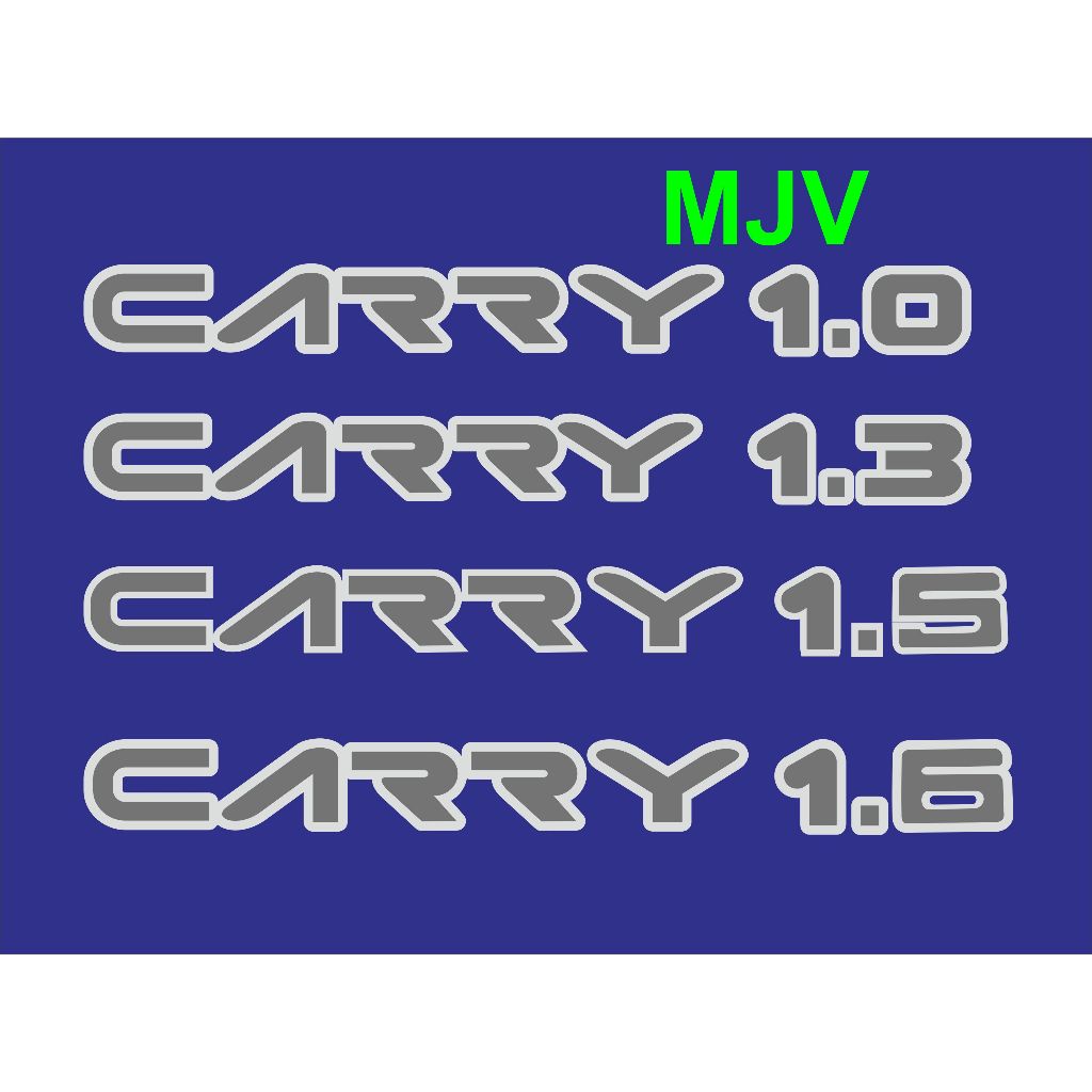 STIKER STICKER CARRY 1.0 CARRY 1.3 CARRY 1.5 CARRY 1.6 PRINTING CUTTING