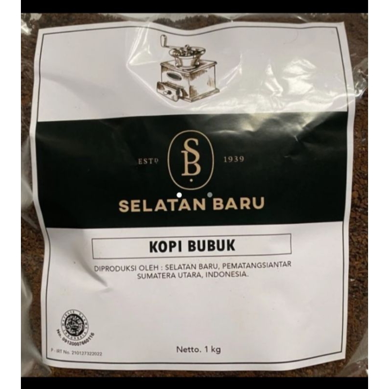 

kopi bubuk robusta tulen ( kasar) selatan baru khas kota siantar