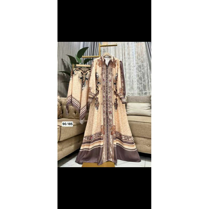 GAMIS SETHIJAB BAHAN KATUN JEPANG