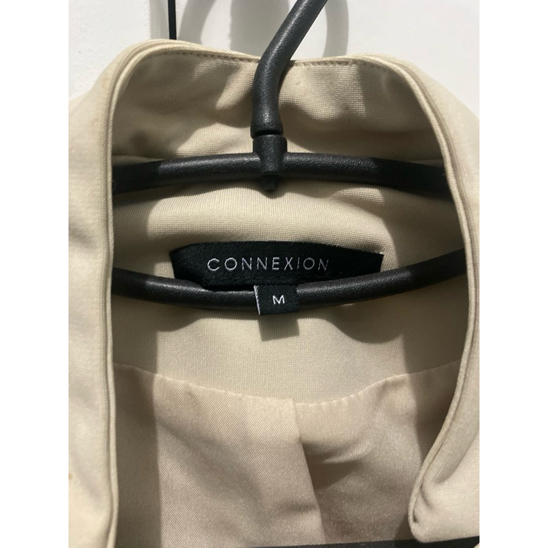 Cream Blazer by CONNECTION