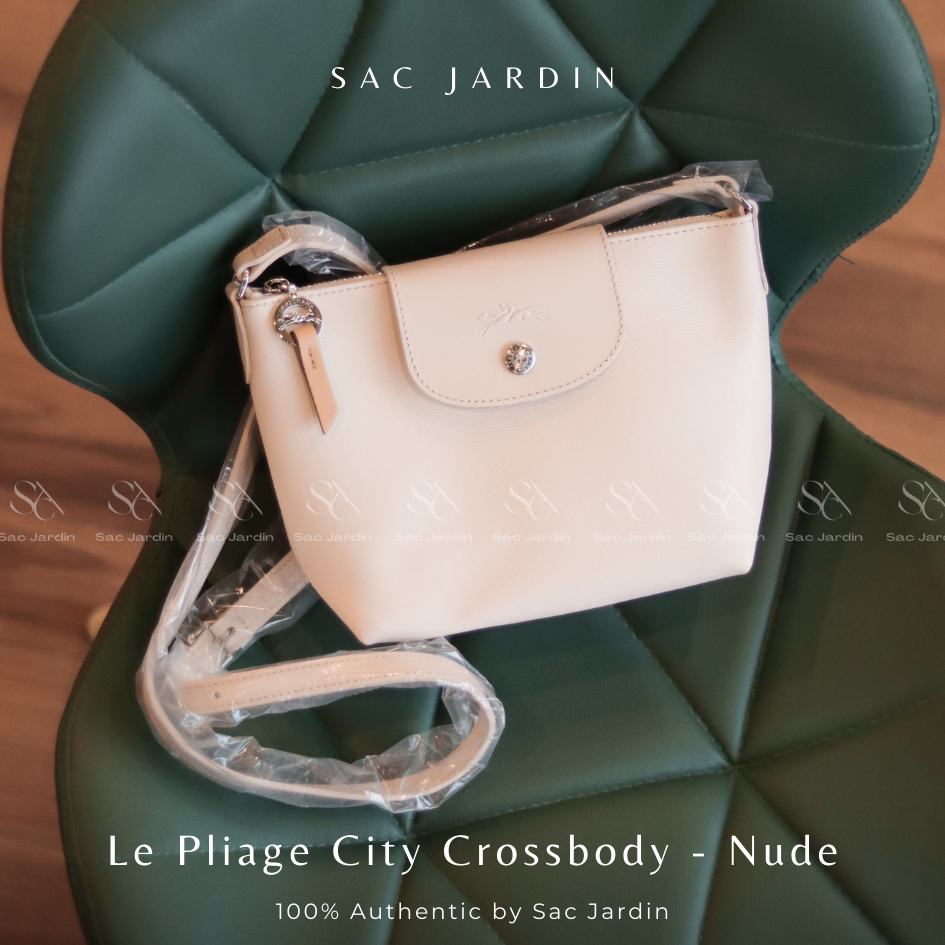 LC Le Pliage City Crossbody - Nude SALE