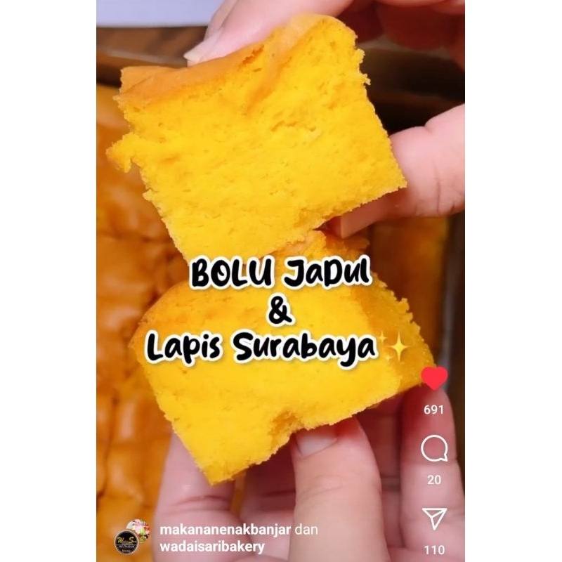 

WADAI SARI Bolu Kelemben Jadul Special 20x20cm #Lembut-Lembab-Padat#