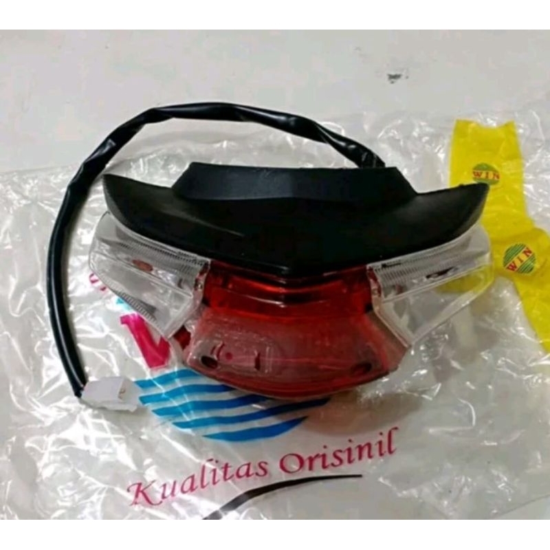 LAMPU STOP SET HONDA BEAT KARBU / STOPLAMP BELAKANG SET BEAT KARBU
