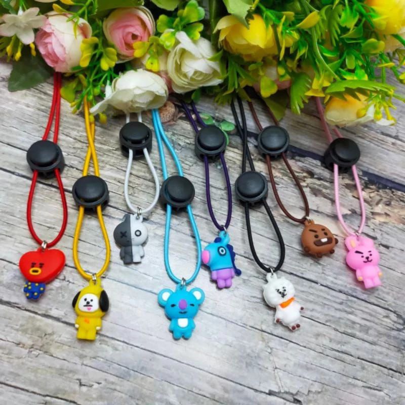 Strap Mask Simple tali elastis strap masker Bts Strap masker Filter Liontin BTS Strap masker Gantung