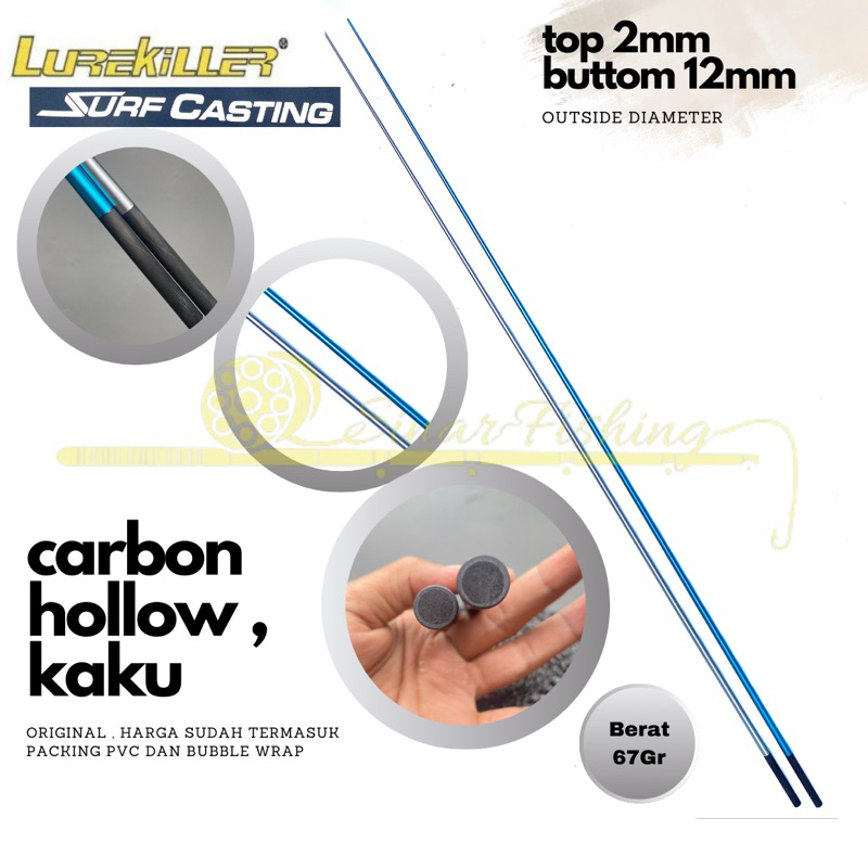 Top Section Ujung Lurekiller Long Cast Surf Casting Joran Sambung 3 Kaku