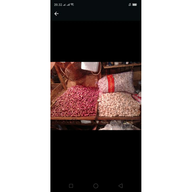 

Bawang merah dan putih kating per 1 kilogram
