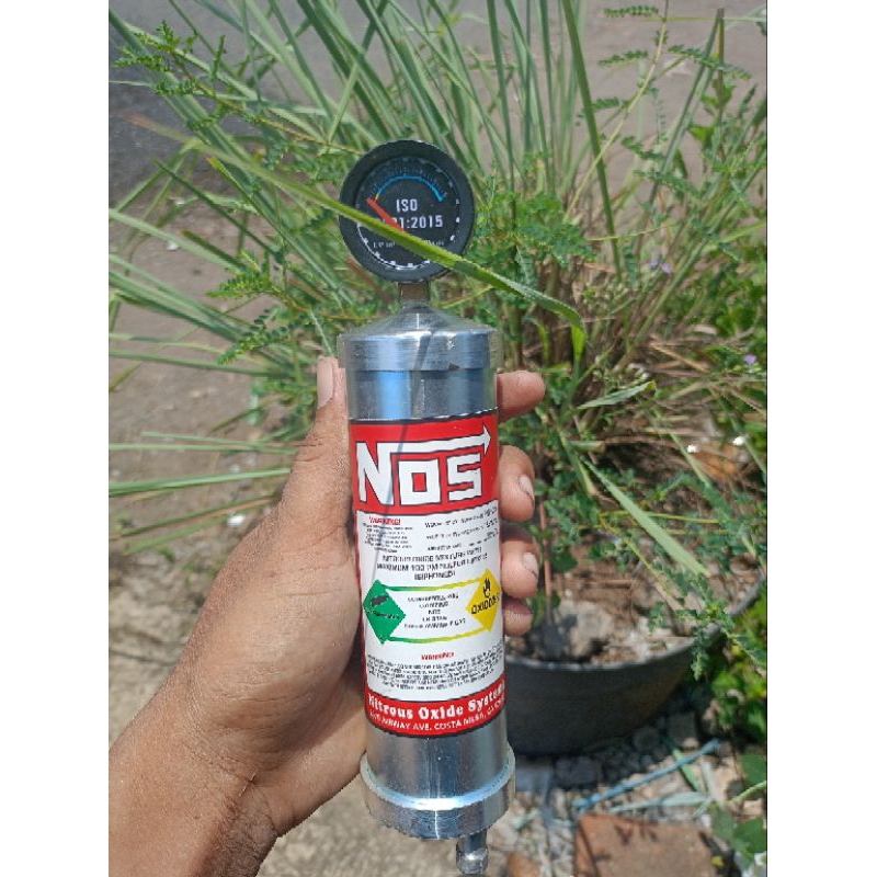 Tabung Hawa Motor Variasi Nos Set indikator Tekanan Tabung Hawa Nitrogen Variasi