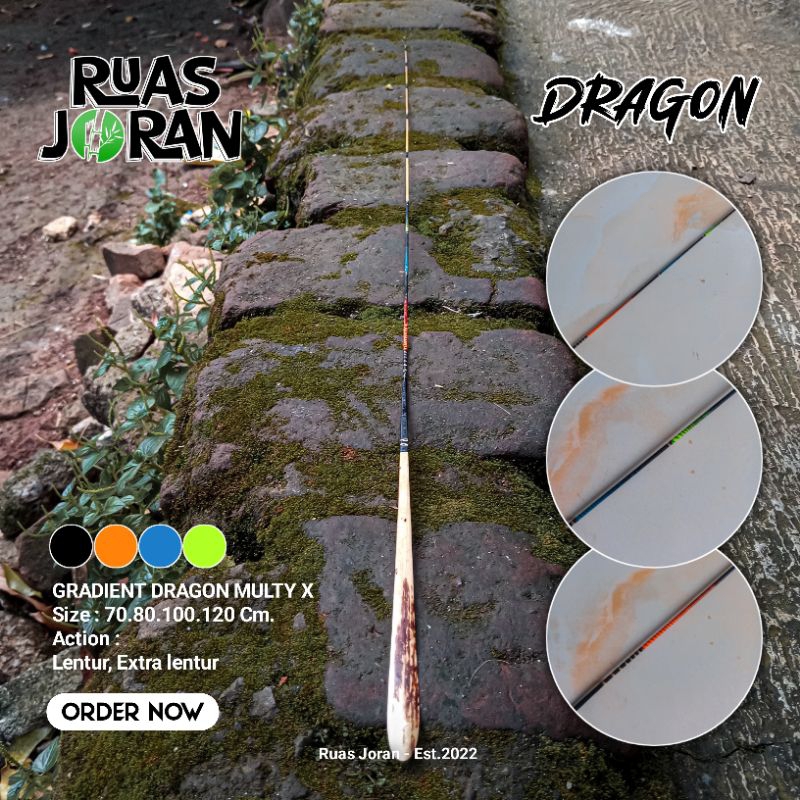 JORAN WADER 70.80.100.120 CM - DRAGON SERIES - JORAN BAMBU - JORAN UCENG - JORAN MURAH - JORAN MINI