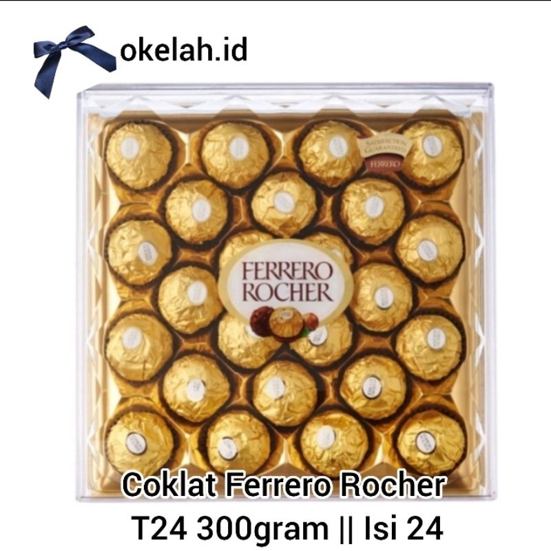 

Coklat Ferrero Rocher T24 Coklat 300 Gram || Isi 24