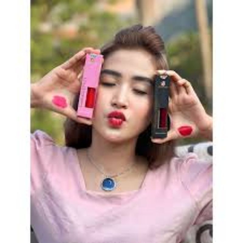 Akven flirty rose liptint tahan seharian