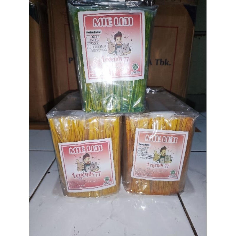 

promo !! mie lidi rasa rumput laut isi satu paket 5 pack - makanan ringan ( grosir )