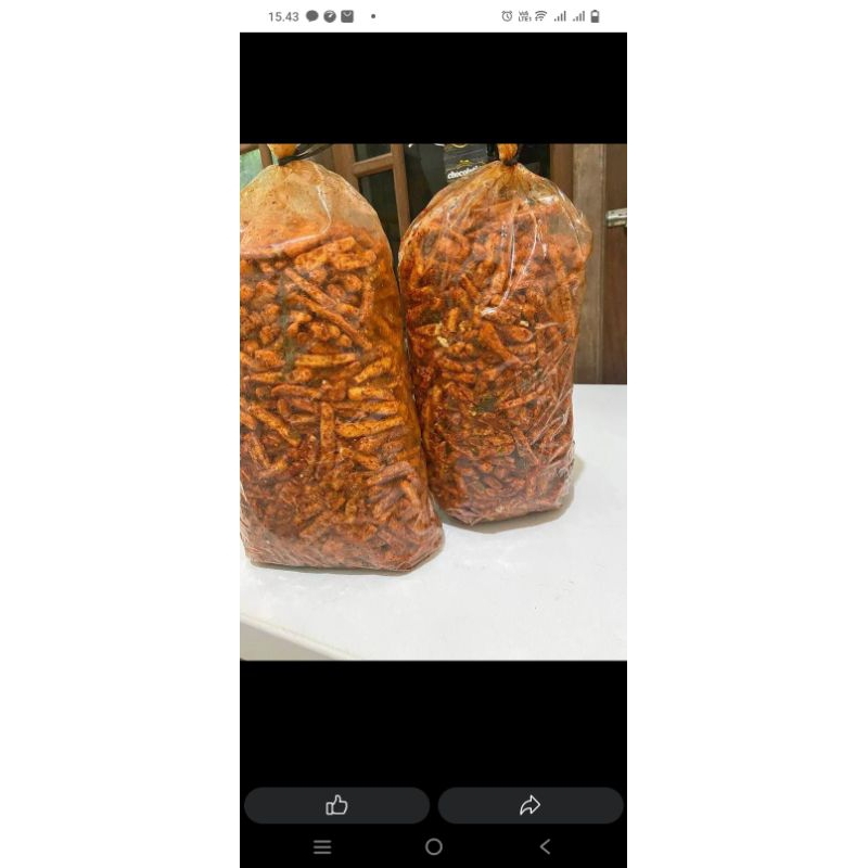

basreng pedas daun jeruk