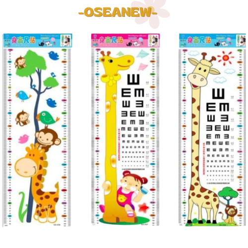 

-Best Selelr- STICKER TINGGI BADAN 5 HEWAN / Pengukur Tinggi badan Animals Jerapah Gajah Monyet Panda Hewan / Stiker Dinding / Wall Sticker / Penggaris Tinggi Kamar Anak-anak Dekorasi Dinding Wallpaper Stiker