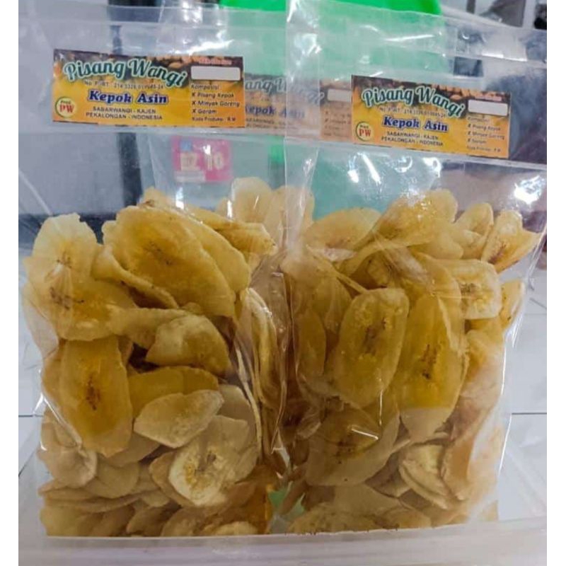 

keripik pisang kepok manis , asin , sale pisang