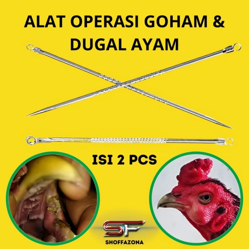 ALAT OPERASI GOHAM DUGAL AYAM PEMBERSIH GOHAM DUGAL