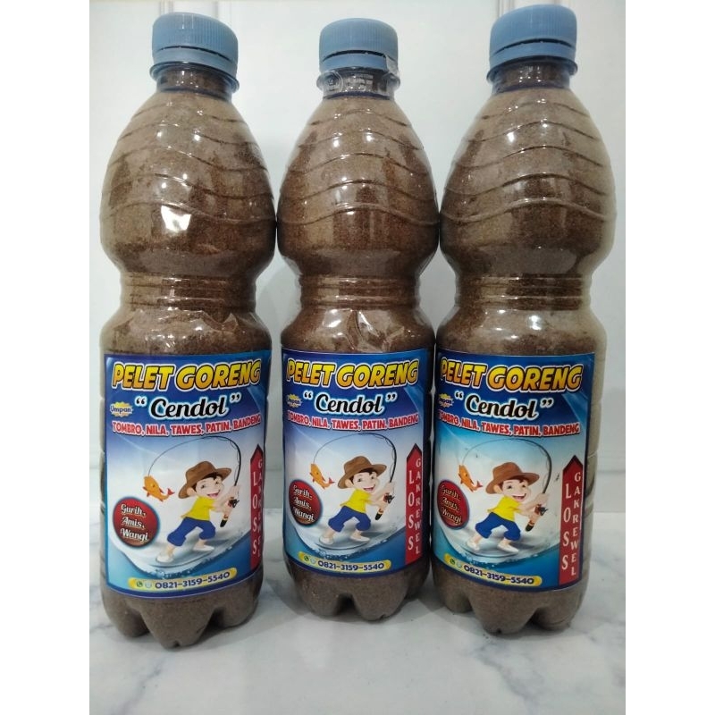 PELET GORENG CENDOL KEDIRI UNTUK NILA / IKAN MAS / TOMBRO / BANDEG / MUJAHIR UMPAN PANCING