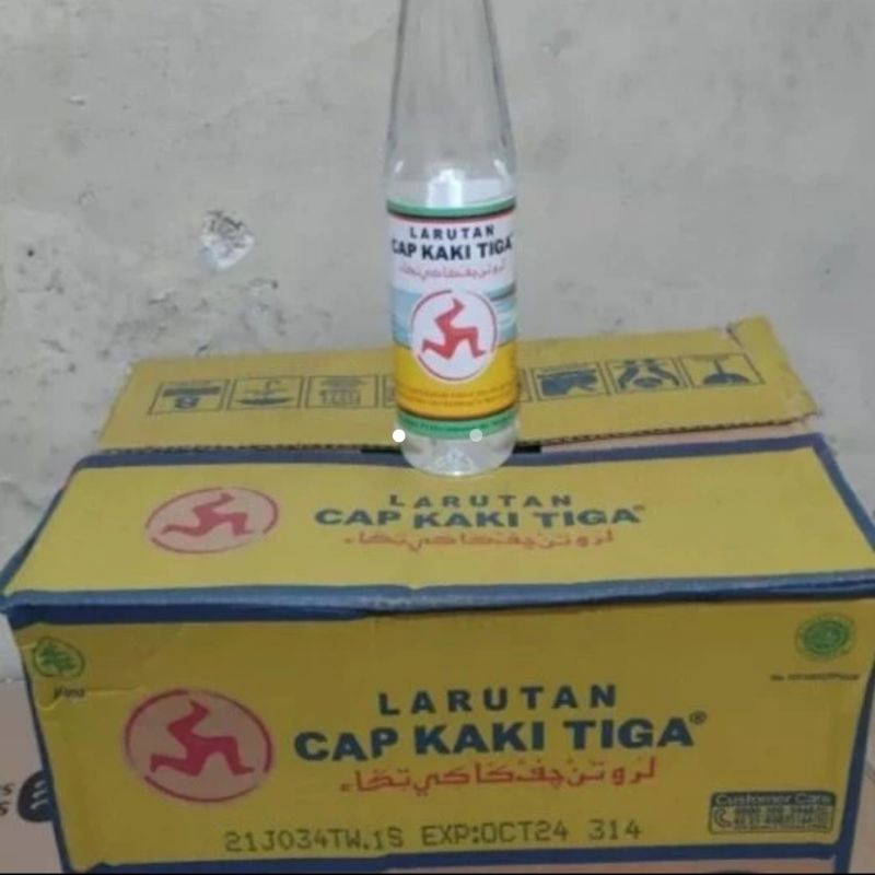 

LARUTAN BOTOL BESAR CAP KAKI TIGA 500ML DUS ISI 24 BOTOL