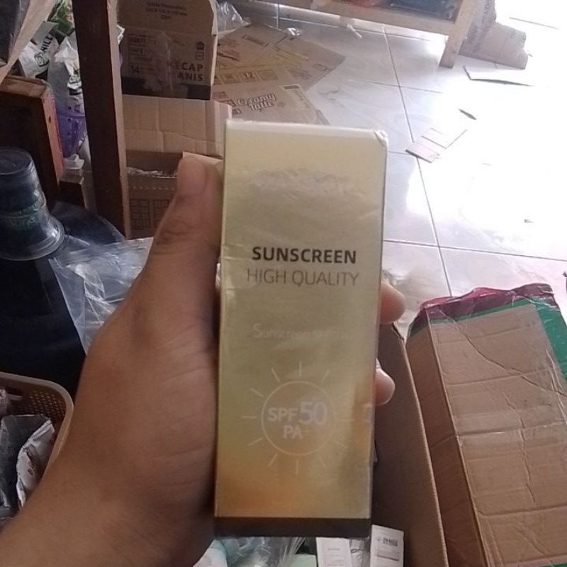 ONLYOU SUNSCREN SPF 50++ PERLINDUNGAN SINAR UV(reject kemasan segel kebuka sedikit)